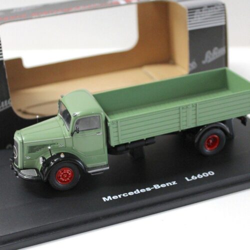 1:43 Schuco Mercedes L6600 Pritschenwagen green