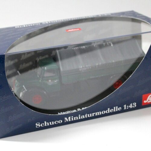 1:43 Schuco Magirus S6500 Rundhauber Plane dark green