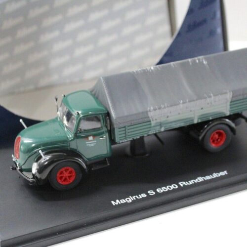1:43 Schuco Magirus S6500 Rundhauber Plane dark green
