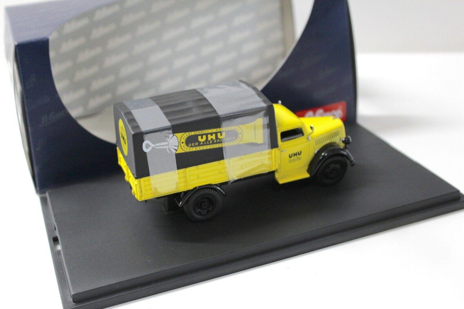 1:43 Schuco Opel Blitz S 3t Pritsche-Plane "UHU"