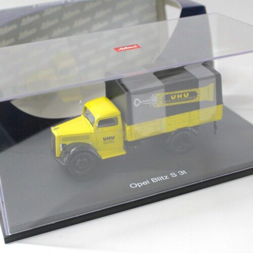 1:43 Schuco Opel Blitz S 3t Pritsche-Plane "UHU"