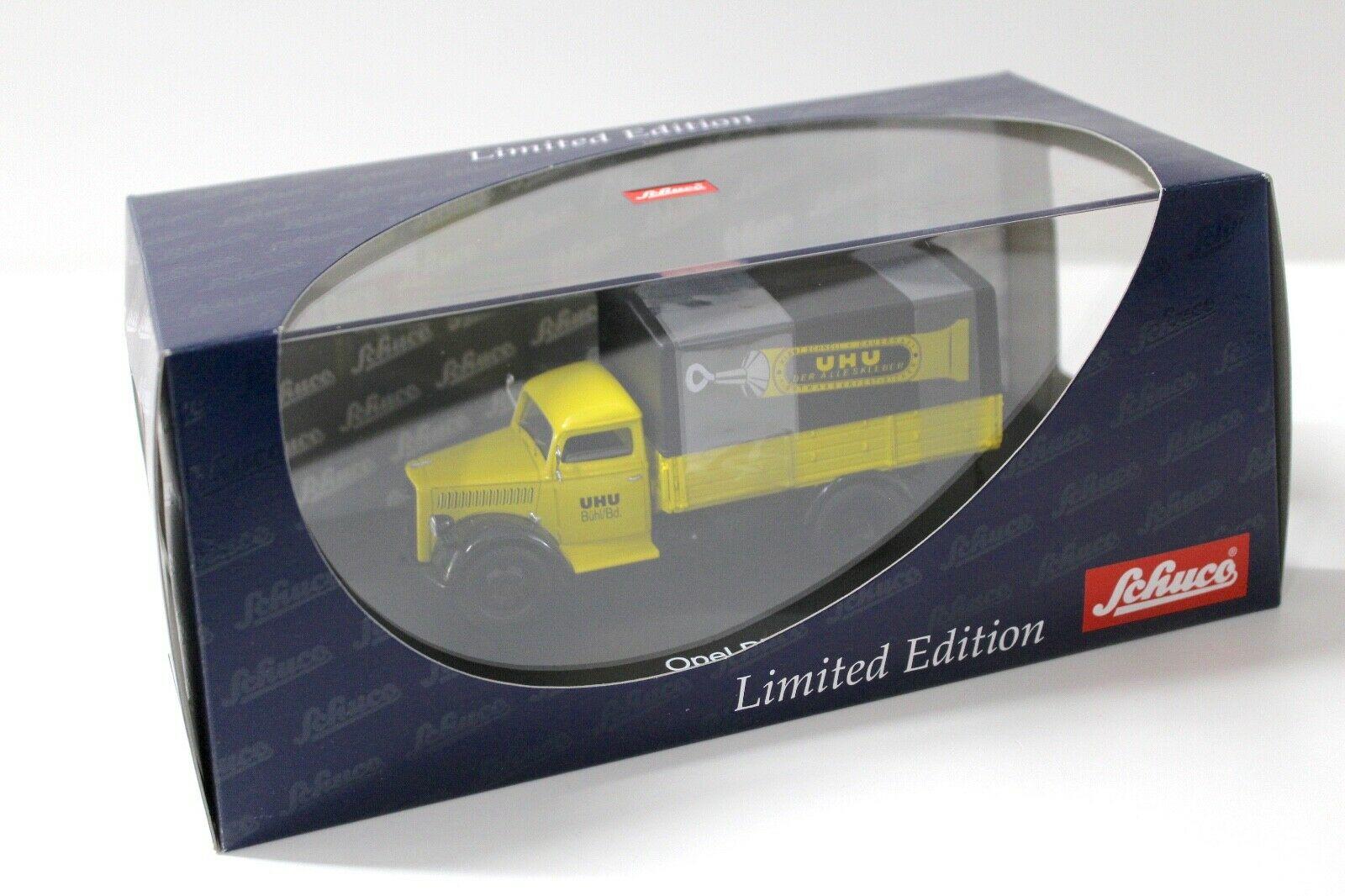 1:43 Schuco Opel Blitz S 3t Pritsche-Plane "UHU"