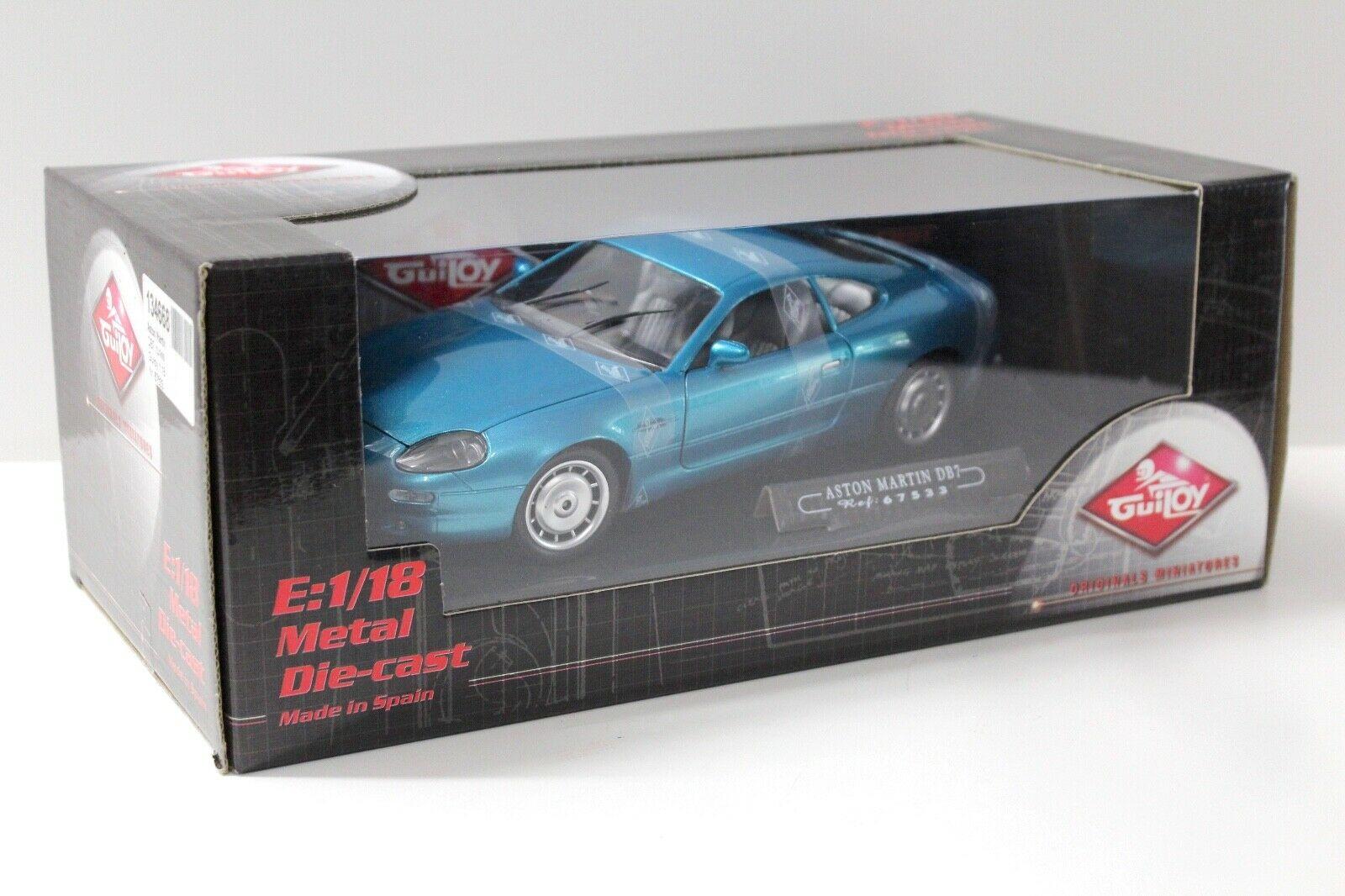 1:18 Guiloy Aston Martin DB7 Coupe blue