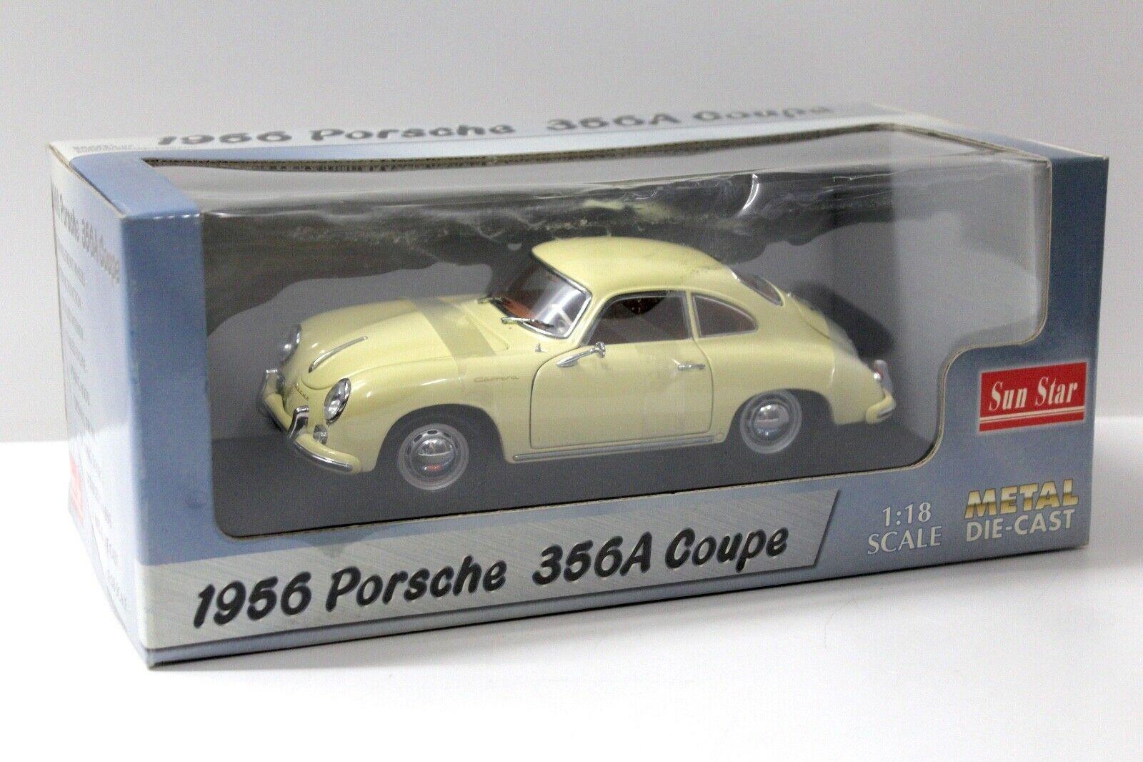 1:18 Sun Star Porsche 356A Carrera Coupe yellow 1956