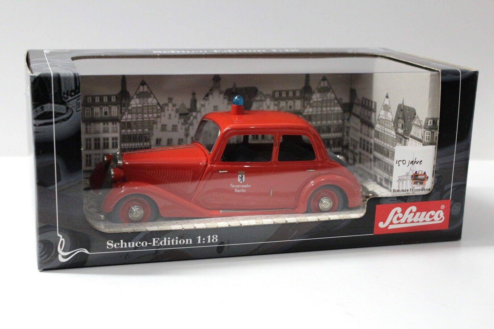 1:18 Schuco Mercedes 170V Limousine Feuerwehr Berlin