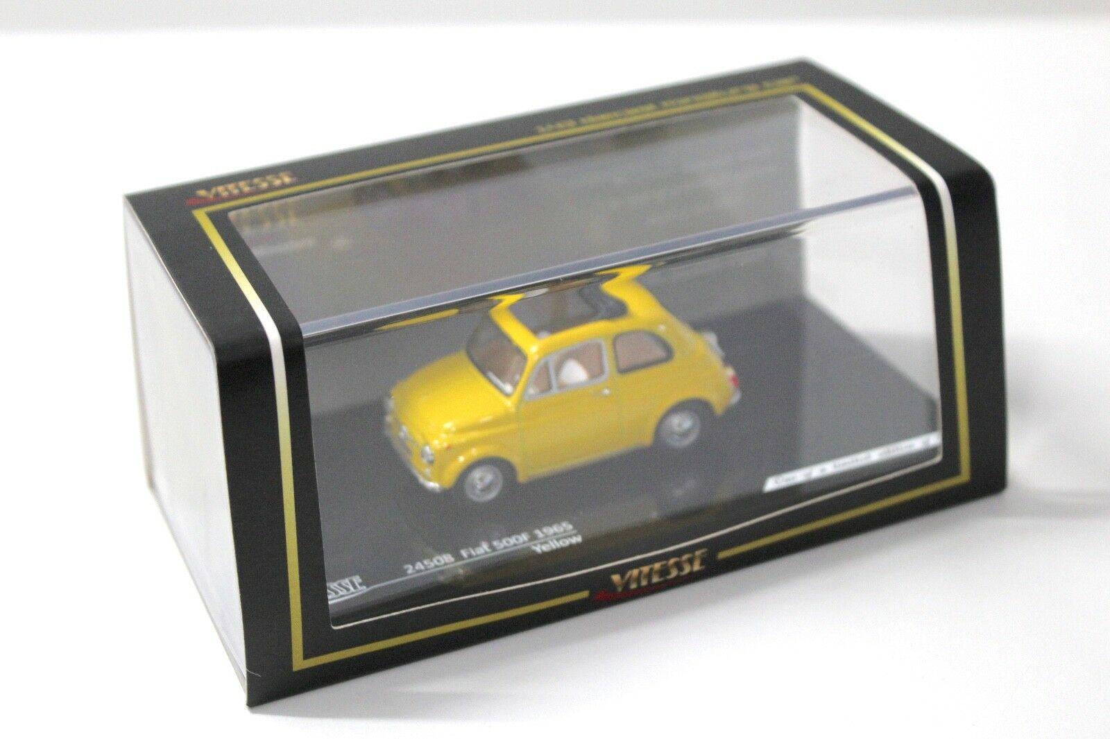 1:43 Vitesse Fiat 500F yellow 1965