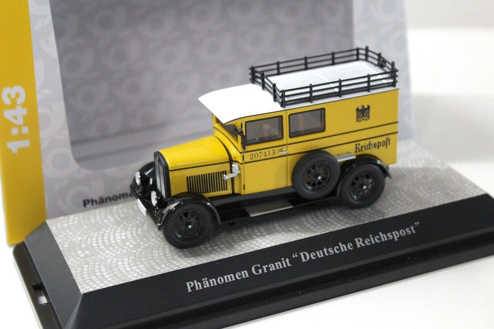 1:43 Premium ClassiXXs Phänomen Granit DE Reichspost yellow