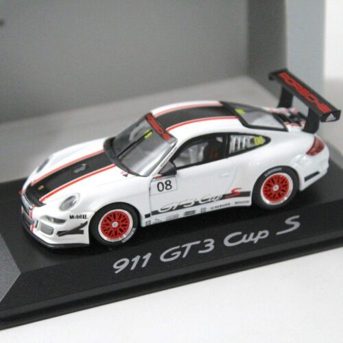 1:43 Minichamps Porsche 911 997 GT3 CUP S #08 white DEALER VERSION
