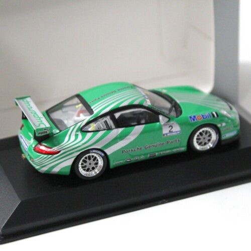 1:43 Minichamps Porsche 911 GT3 CUP Mobil1 #2 green DEALER VERSION