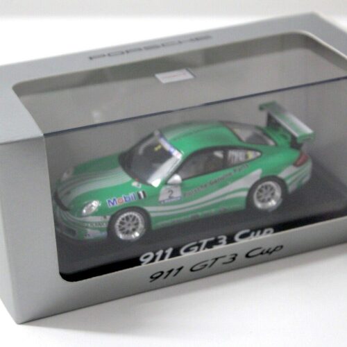 1:43 Minichamps Porsche 911 GT3 CUP Mobil1 #2 green DEALER VERSION
