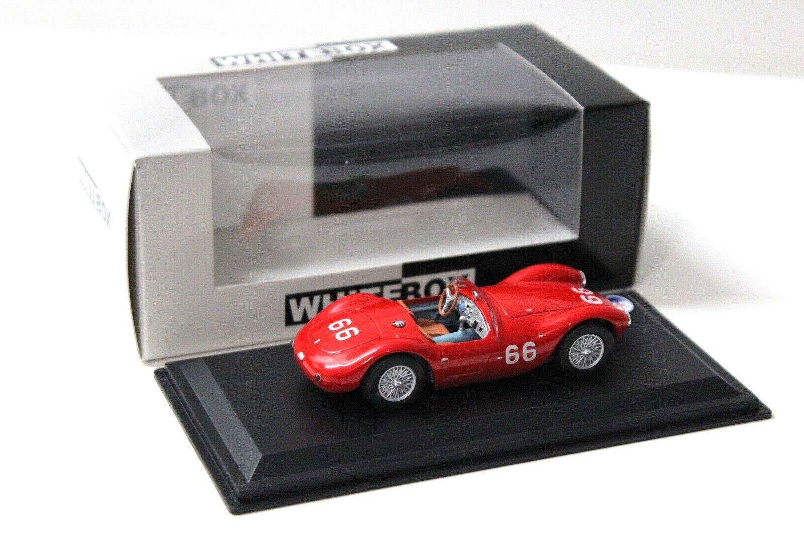 1:43 WhiteBox Maserati A6GCS Targa Florio #66 Fangio red