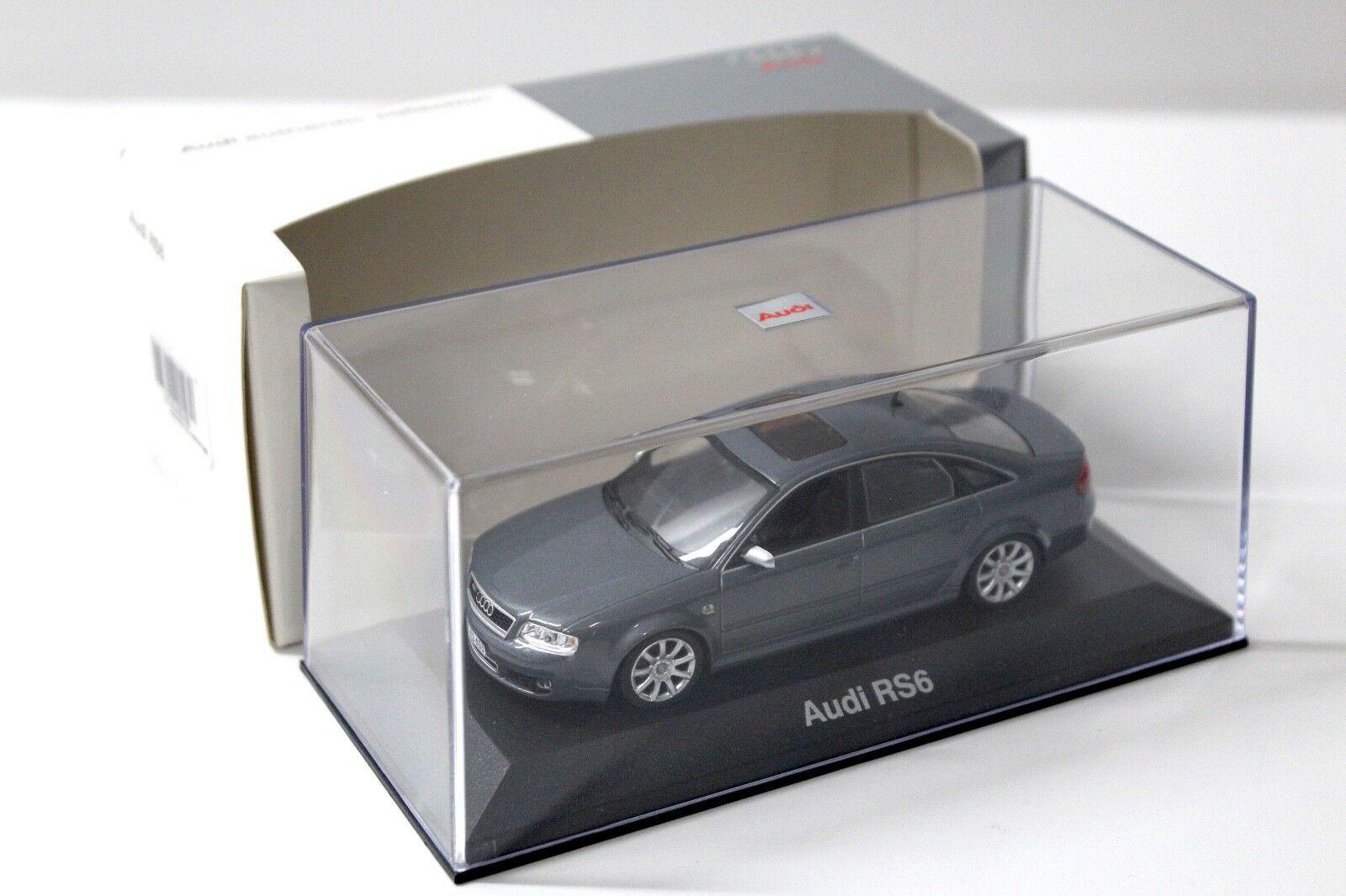 1:43 Minichamps Audi RS6 Limousine dark grey DEALER VERSION
