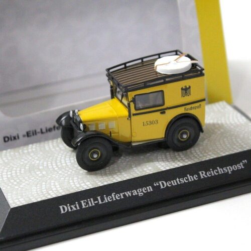 1:43 Premium ClassiXXs BMW Dixi Eil Deutsche Post yellow