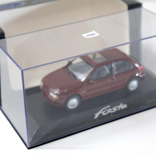 1:43 Minichamps Ford Fiesta Ghia 1996 dark red DEALER VERSION