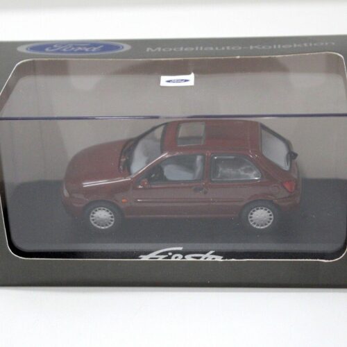 1:43 Minichamps Ford Fiesta Ghia 1996 dark red DEALER VERSION