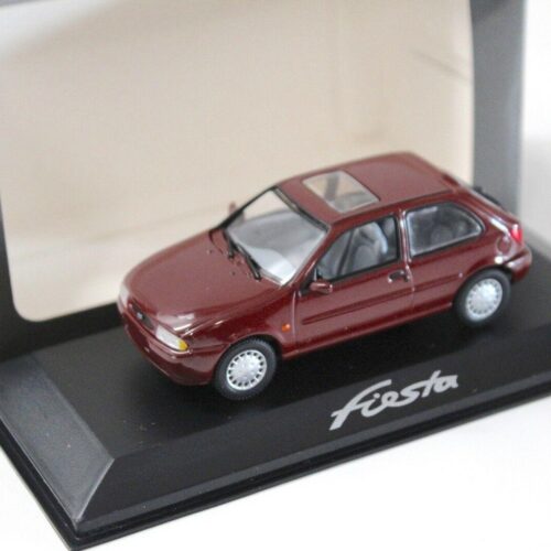 1:43 Minichamps Ford Fiesta Ghia 1996 dark red DEALER VERSION