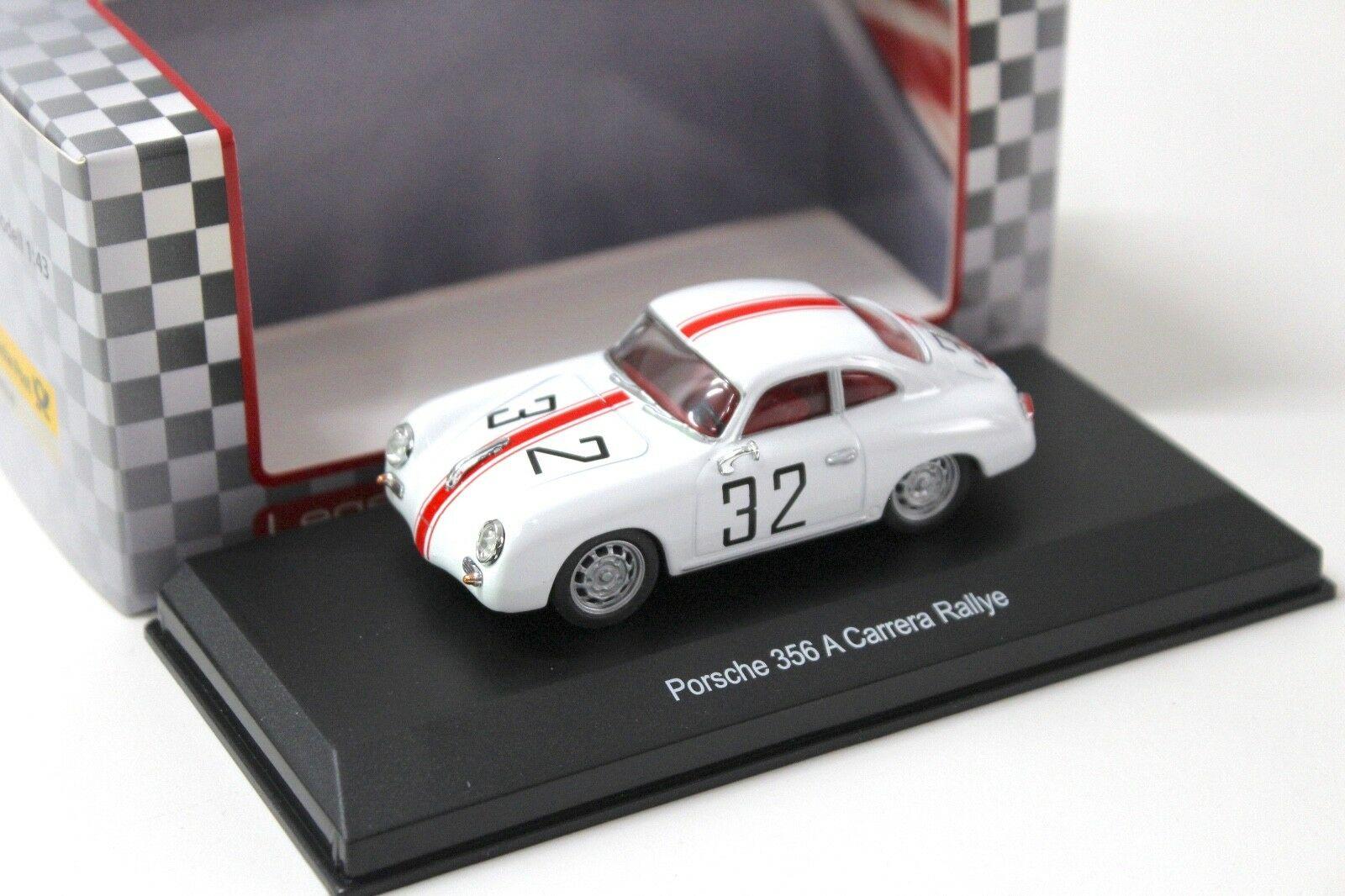 1:43 High Speed Porsche 356 A Carrera Rallye #32 white