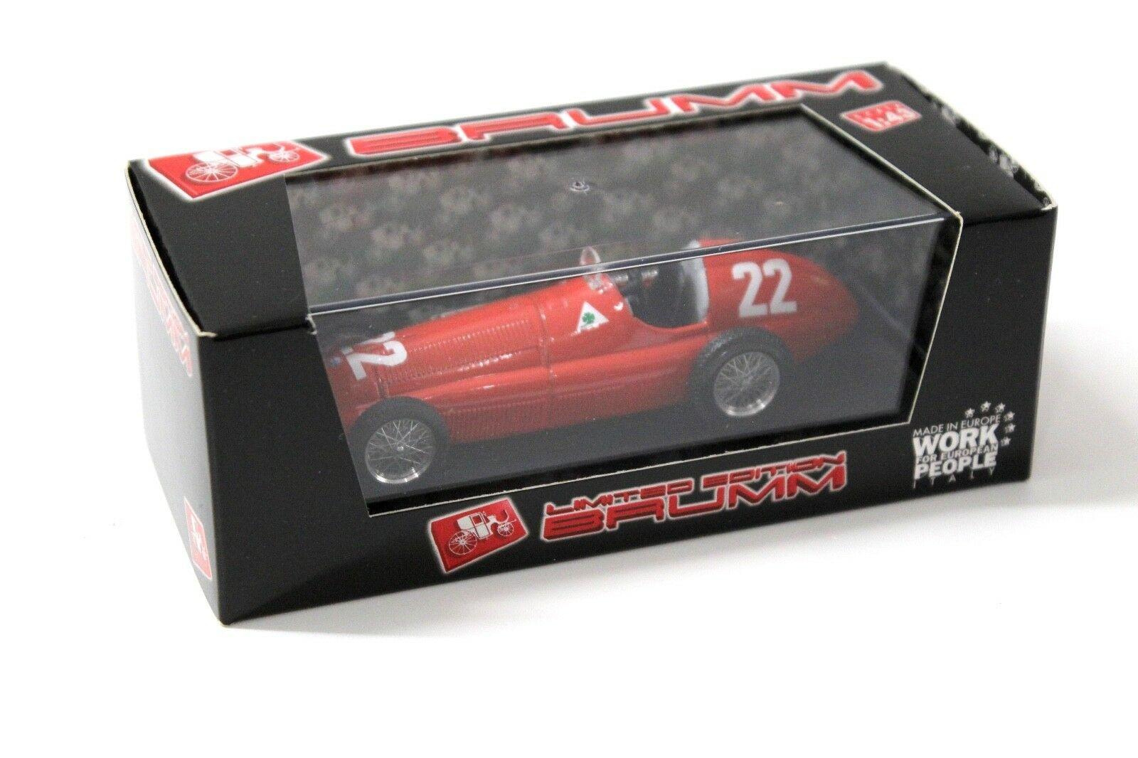 1:43 Brumm Alfa Romeo 158 Fangio #22 1950