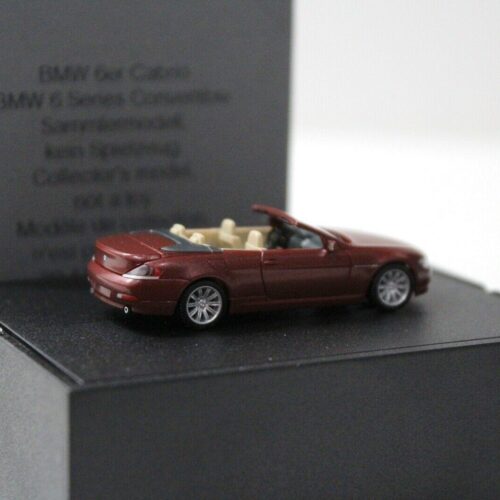 1:87 Herpa BMW 6 Series E63 Convertible red DEALER VERSION - Image 2
