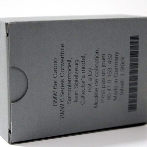 1:87 Herpa BMW 6 Series E63 Convertible red DEALER VERSION - Image 3