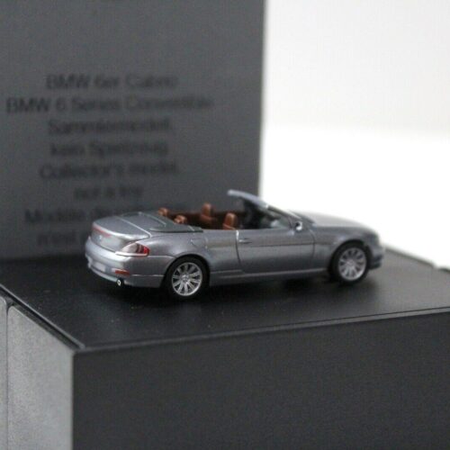 1:87 Herpa BMW 6er E63 Convertible grey DEALER VERSION
