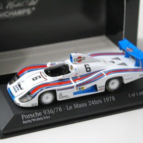 1:43 Minichamps Porsche 936/78 LM 24h MARTINI #6 Ickx white