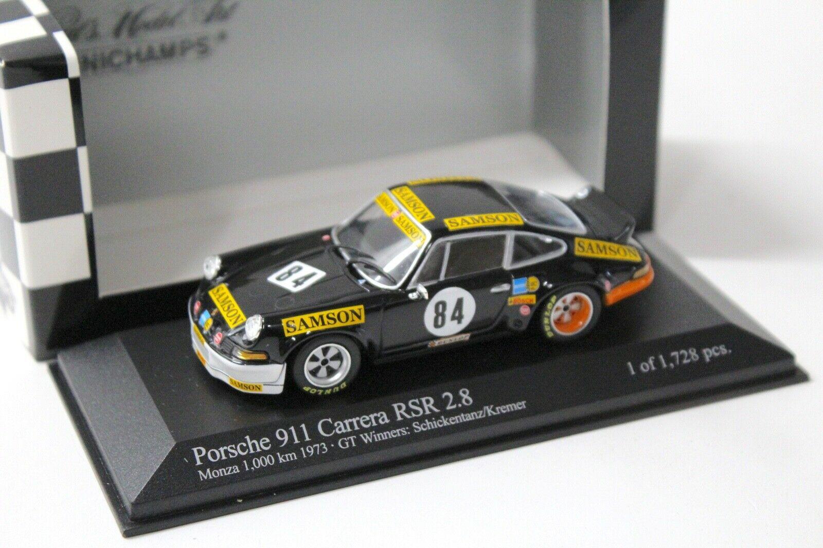 1:43 Minichamps Porsche 911 Carrera RSR 2.8 Monza #84 black