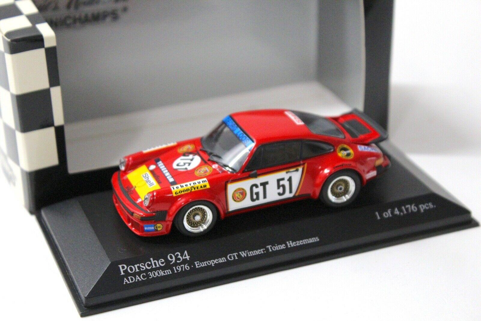 ID 51131 orig.jpg 1:43 Minichamps Porsche 934 ADAC 300km Hezemans #GT 51 red