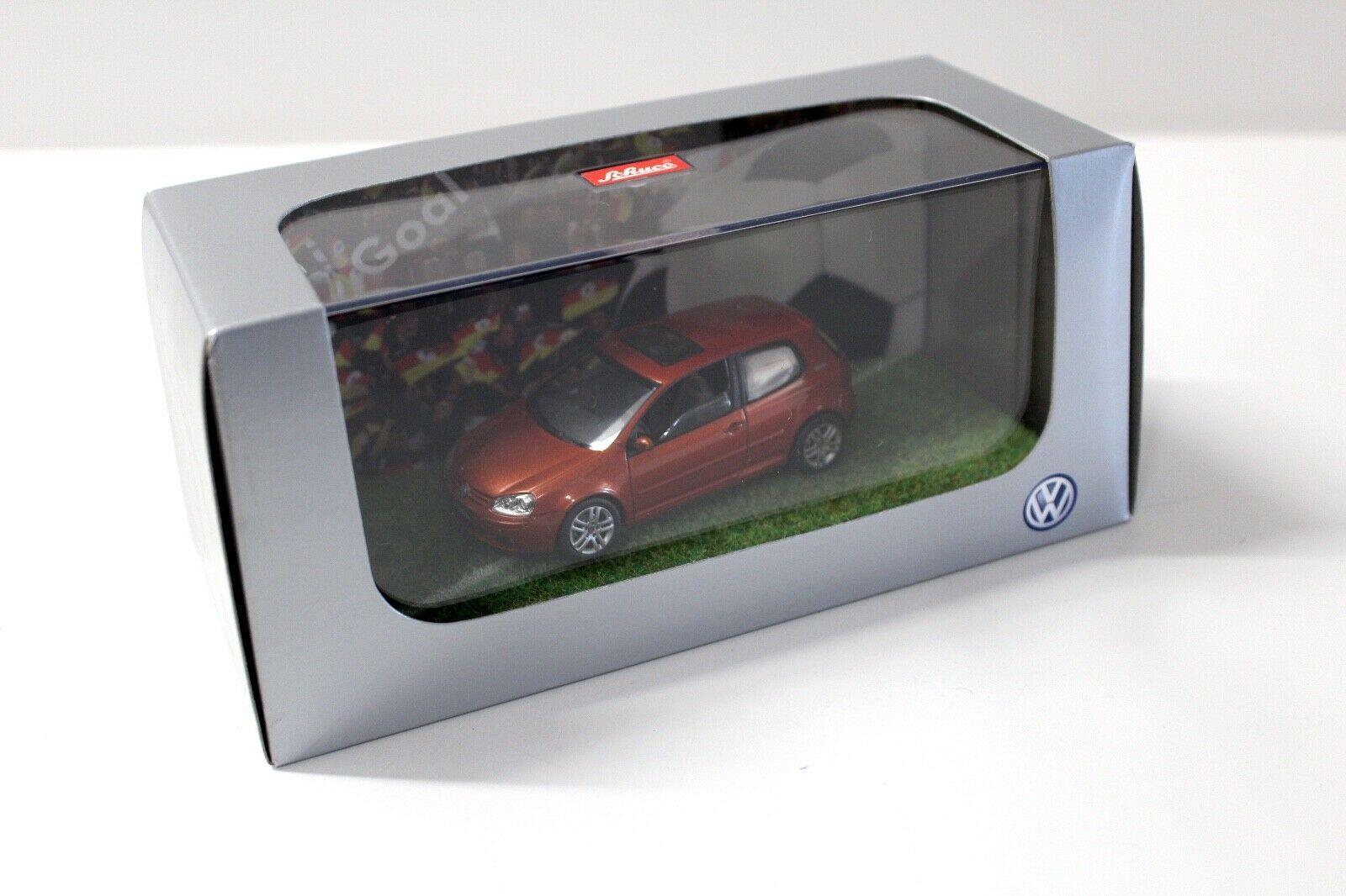 1:43 Schuco VW Golf V 5 Goal orange DEALER VERSION