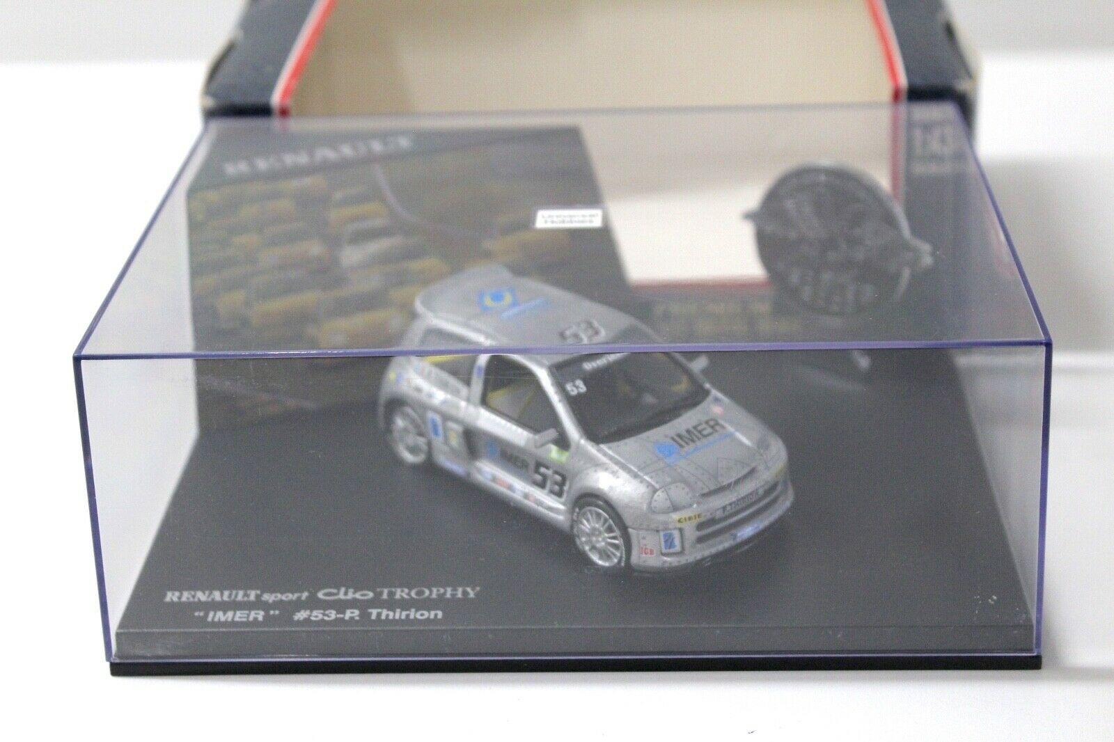 1:43 Eagle Renault Sport Clio Trophy IMER #53-P. silver