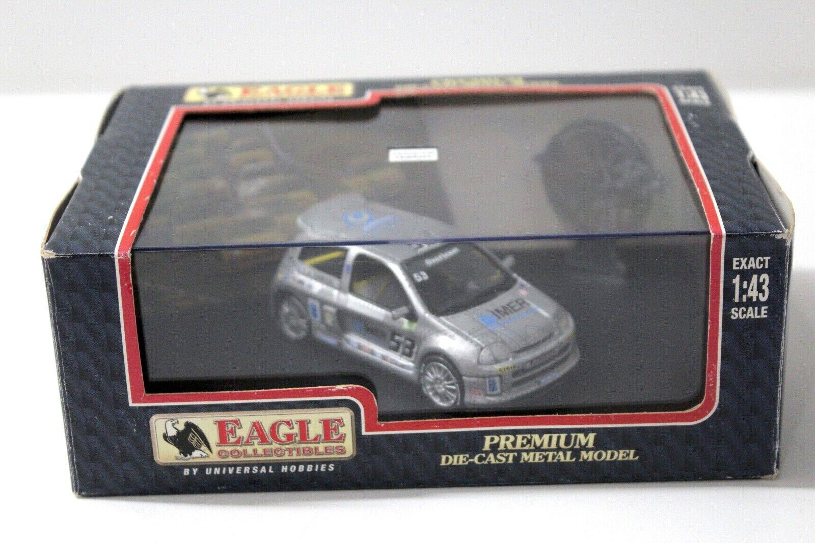 1:43 Eagle Renault Sport Clio Trophy IMER #53-P. silver