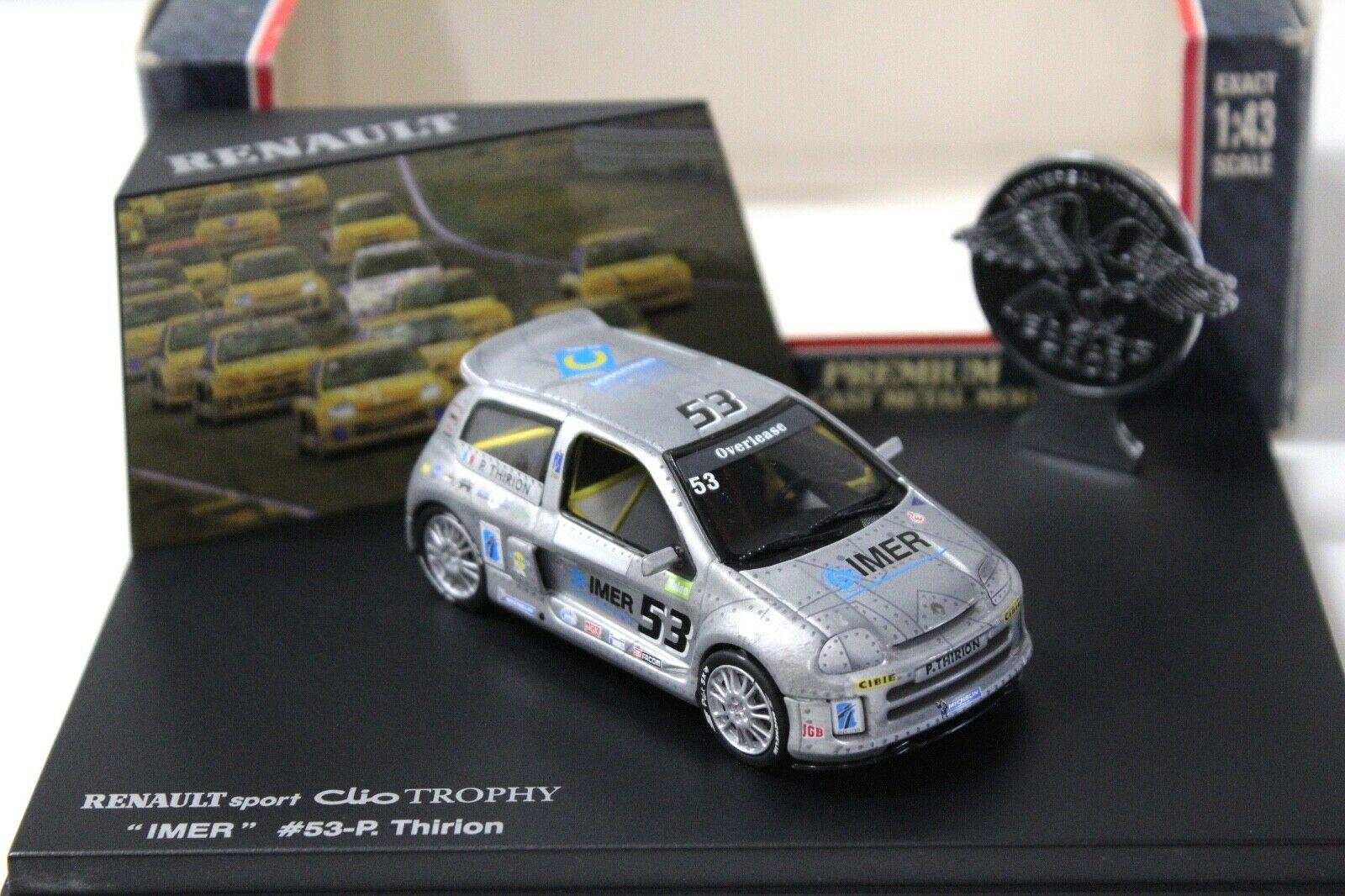 ID 51222 orig.jpg 1:43 Eagle Renault Sport Clio Trophy IMER #53-P. silver