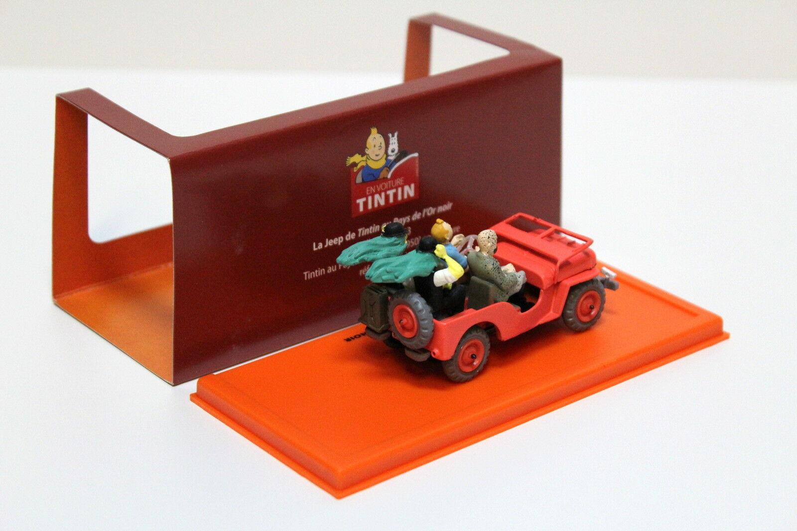 1:43 TINTIN Jeep Willys MB 1943 red "Tim und Struppi"