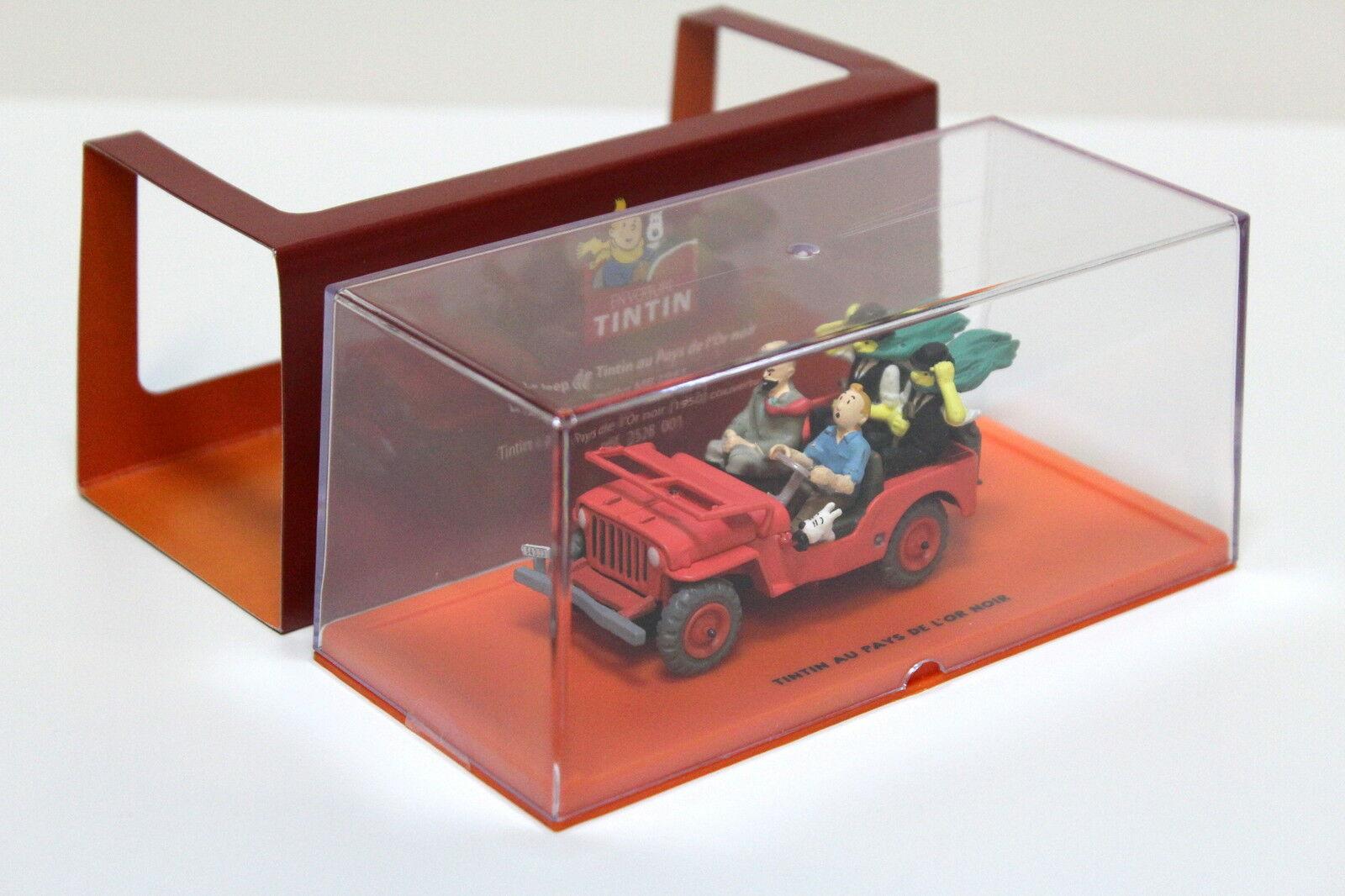1:43 TINTIN Jeep Willys MB 1943 red "Tim und Struppi"