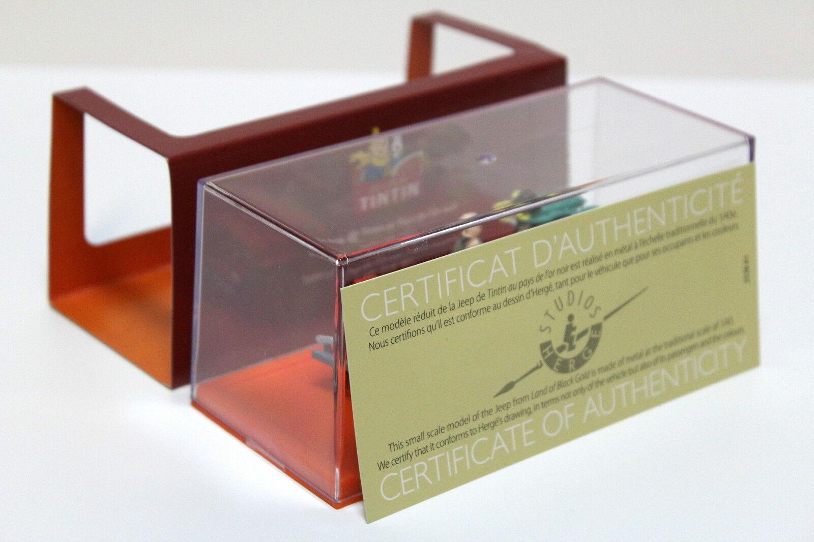 1:43 TINTIN Jeep Willys MB 1943 red "Tim und Struppi"