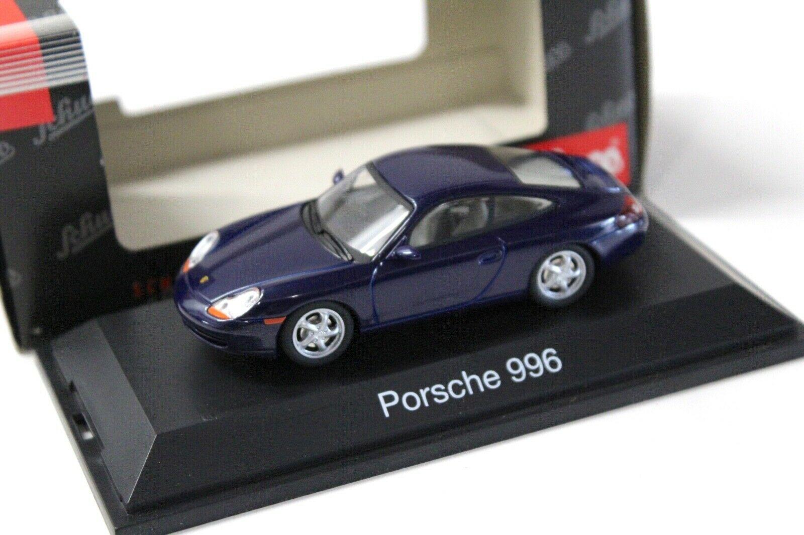 1:43 Schuco Porsche 911 (996) Coupe dark blue
