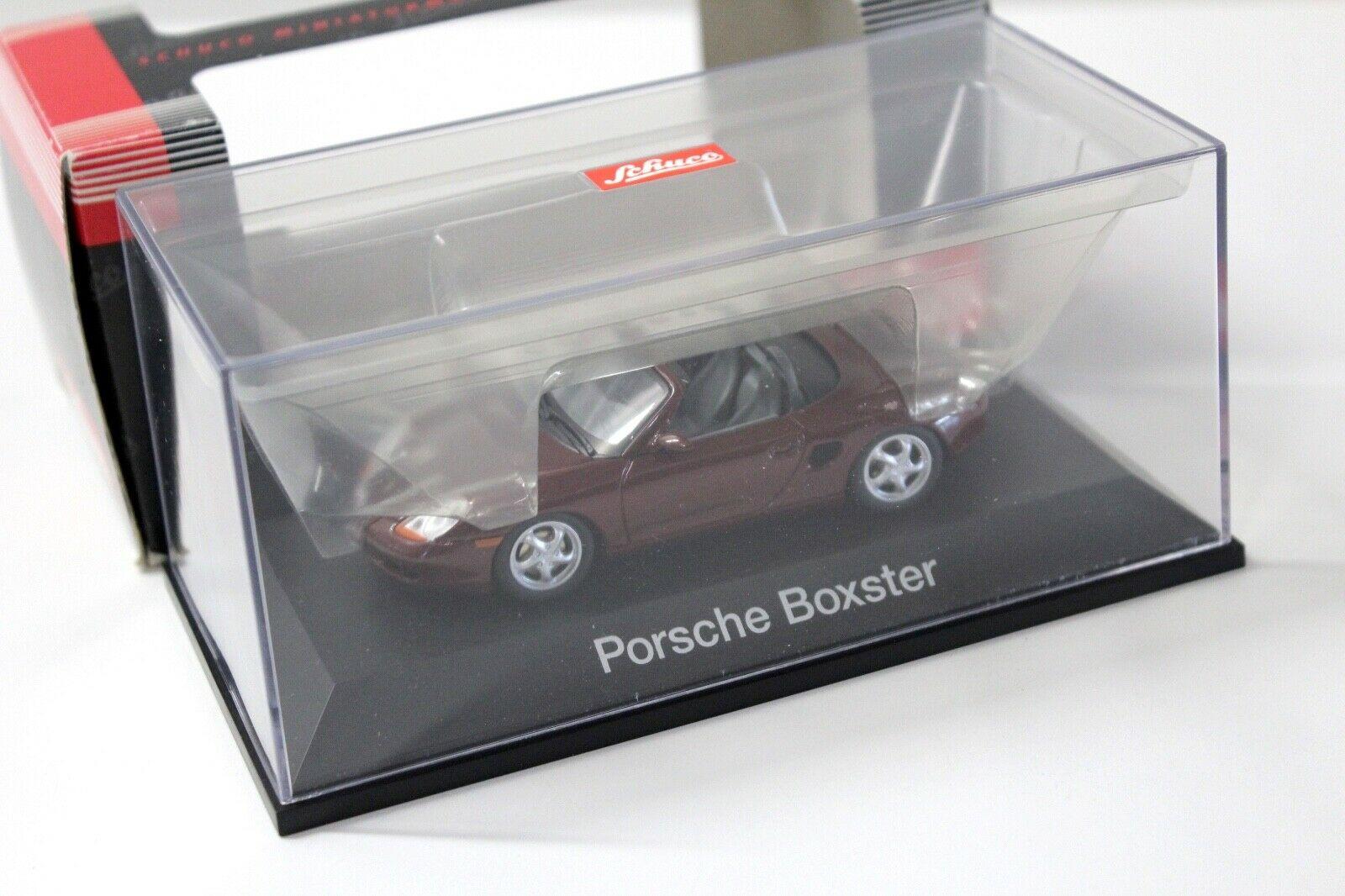 1:43 Schuco Porsche Boxster dark red
