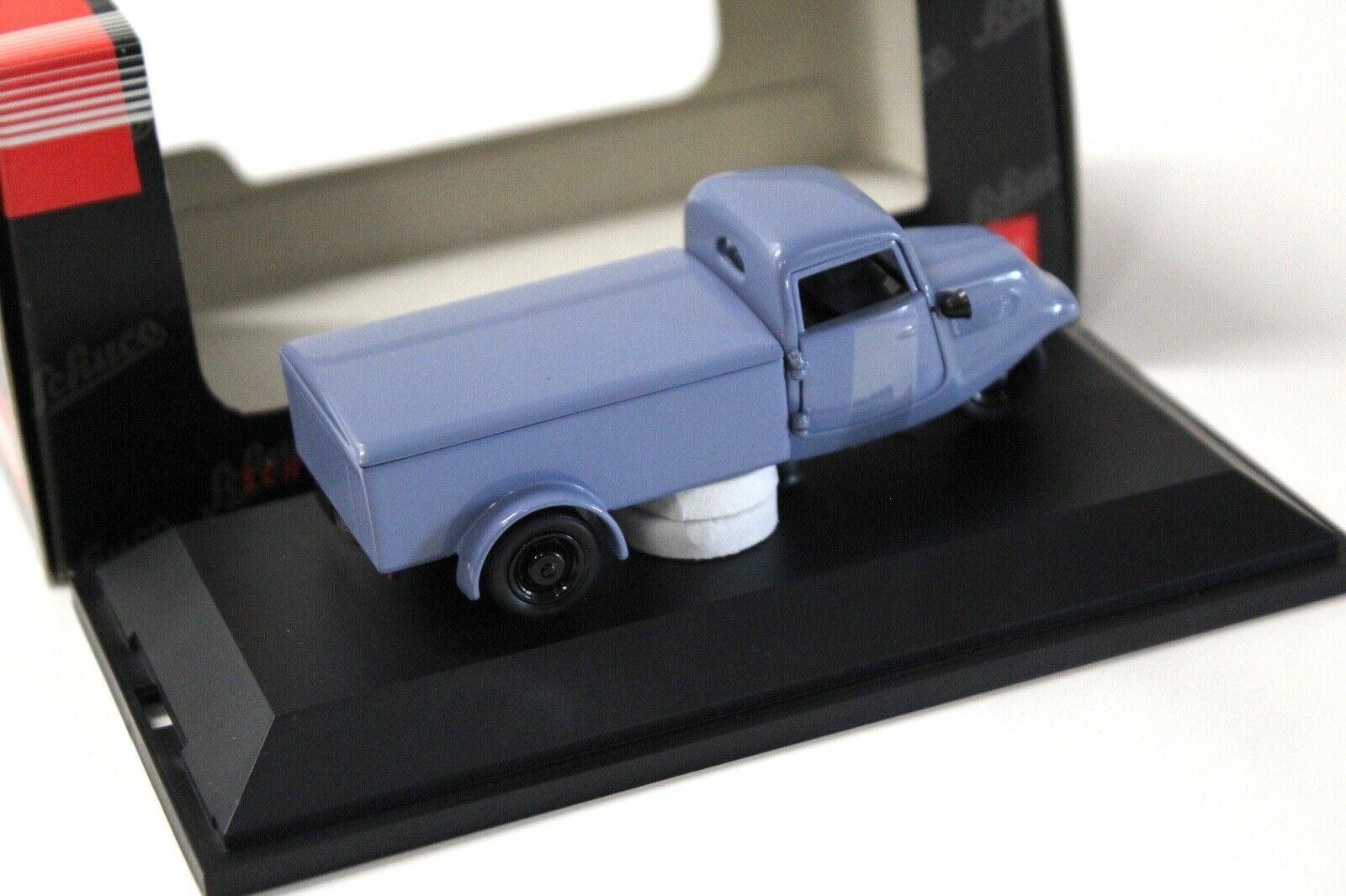 1:43 Schuco Tempo Dreirad Pritsche blue