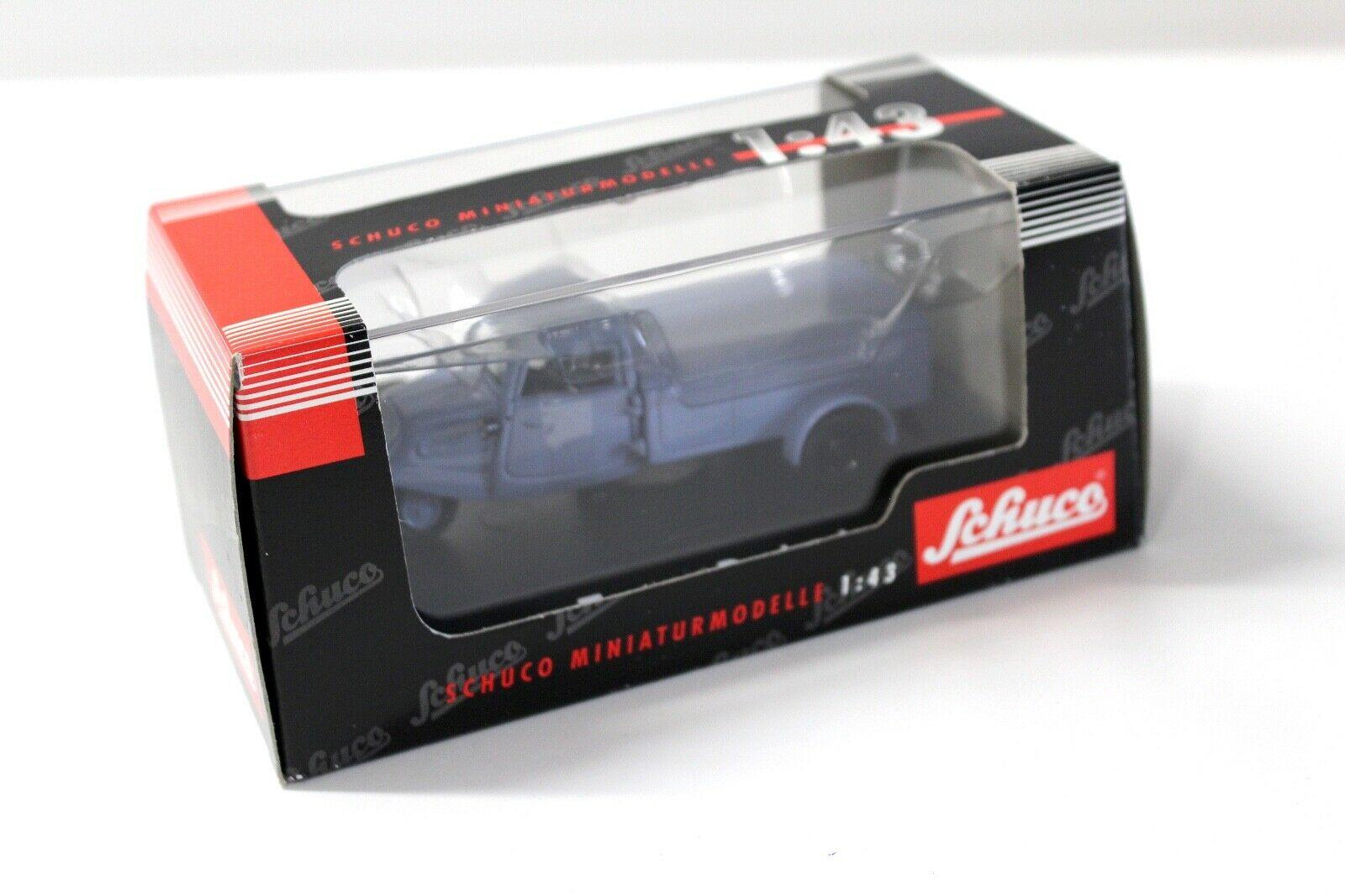 1:43 Schuco Tempo Dreirad Pritsche blue