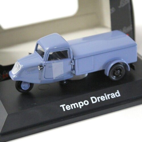 1:43 Schuco Tempo Dreirad Pritsche blue