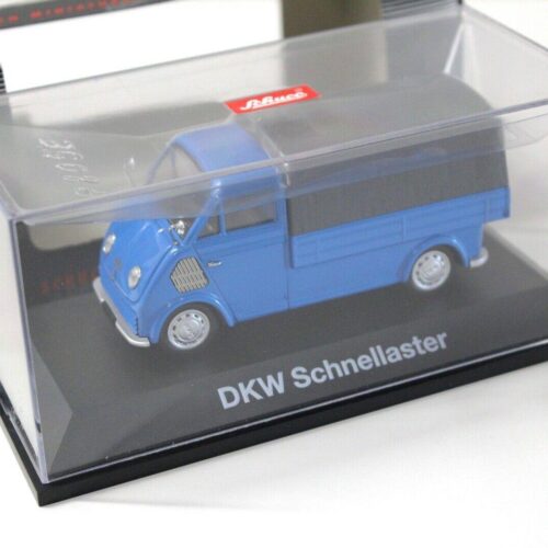 1:43 Schuco DKW Schnelllaster Pritsche/ Plane blue
