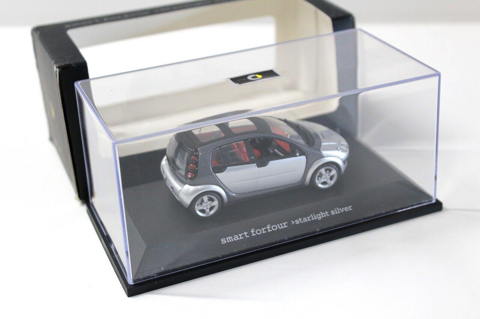1:43 Schuco Smart Forfour Starlight silver DEALER VERSION