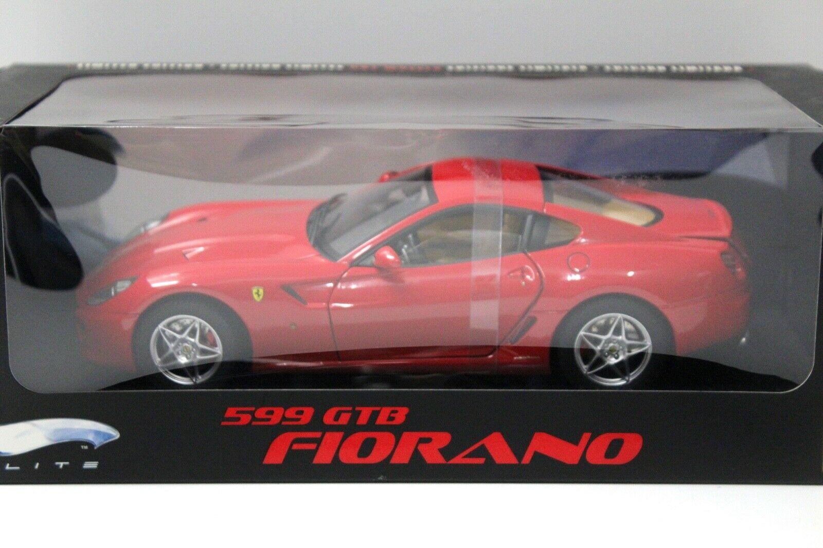 1:18 Hot Wheels Elite Ferrari 599 GTB Fiorano red