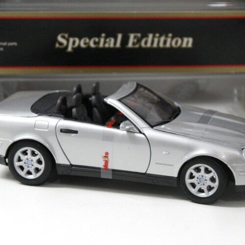 1:18 Maisto Mercedes SLK 230 Cabriolet silver 1996