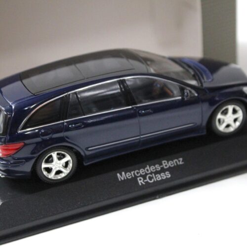 1:43 Minichamps Mercedes R-Klasse 2005 dark blue DEALER VERSION