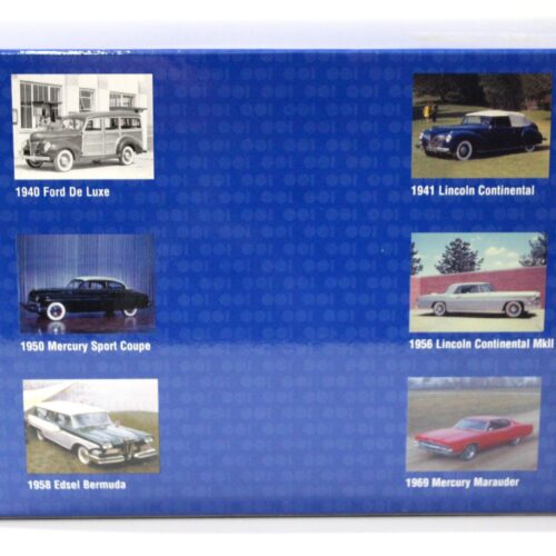 1:43 Minichamps SET Ford 100 YEARS - 6x models Mercury, Lincoln, Edsel
