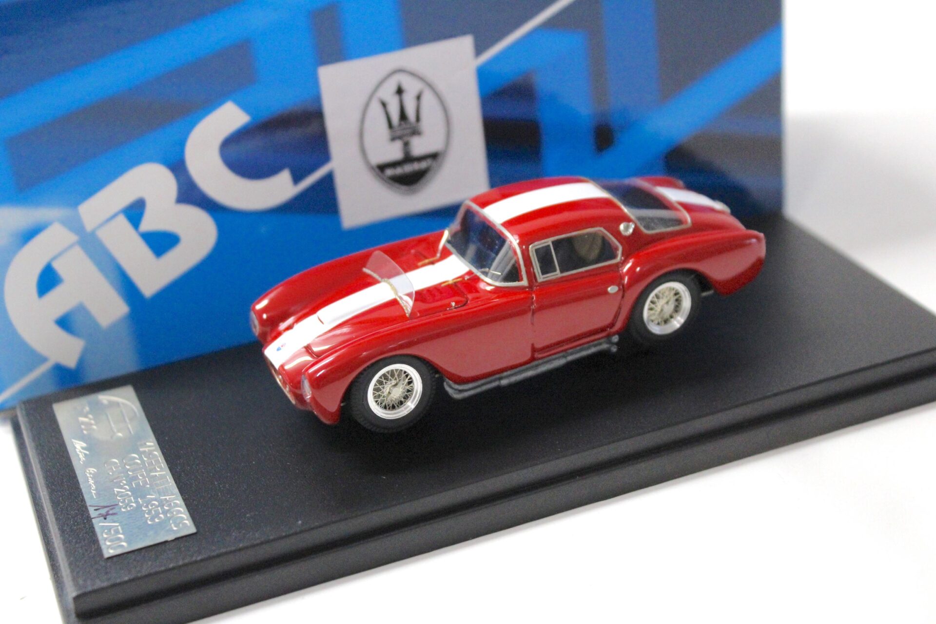 1:43 ABC Brianza Maserati A6GCS Coupe CH. no 2059 red/ white 1953