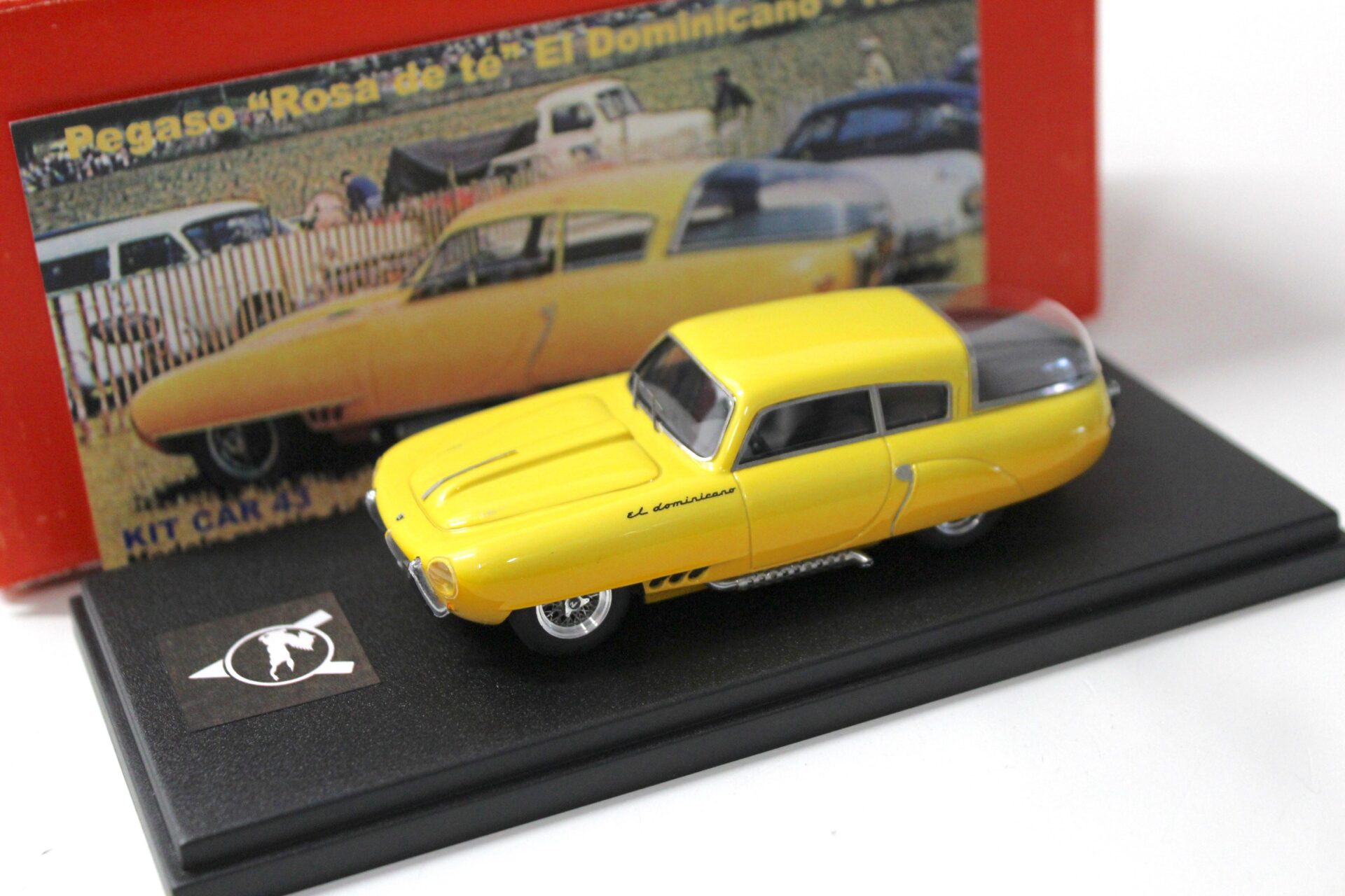 1:43 KIT CAR 43 Pegaso "ROSA DE TE" El Dominicano Trujillo 1952 yellow