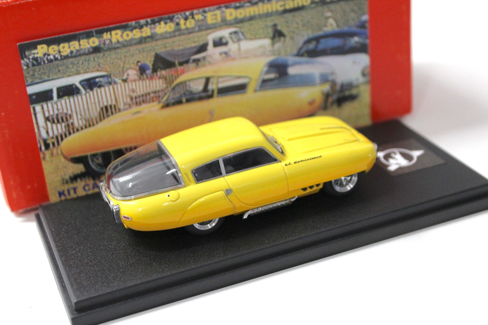 1:43 KIT CAR 43 Pegaso "ROSA DE TE" El Dominicano Trujillo 1952 yellow