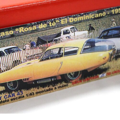 1:43 KIT CAR 43 Pegaso "ROSA DE TE" El Dominicano Trujillo 1952 yellow